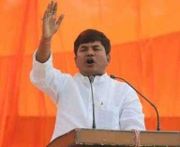 भाजपा प्रत्याषी जयप्रकाश निषाद ने राज्यसभा के लिए दाखिल किया नामांकन